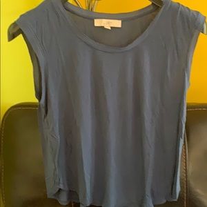 Ann Taylor loft blue tank